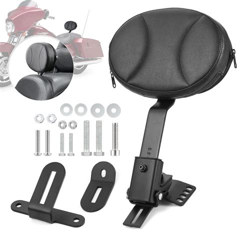 Adjustable Plug In Driver Backrest Rider Backrest Motorcycle Driver