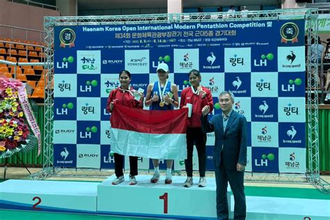 Atlet Sulsel Raih Emas Kejuaraan Pentathlon Di Korsel ANTARA News