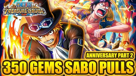 🌠350 Gems Many New Unitsトレクル Optc Anniversary Sabo Part 2 Banner