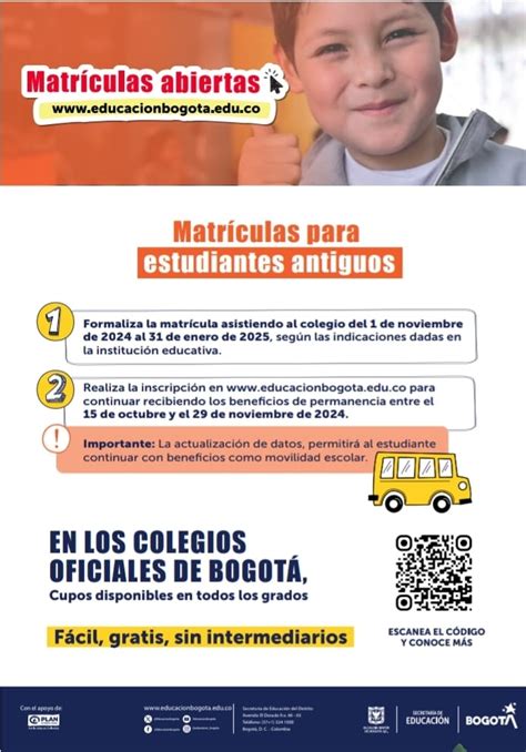 Matriculas abiertas Portal Red Académica