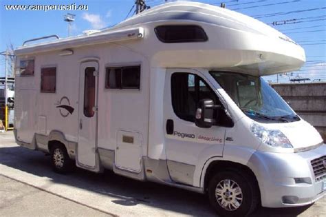 Camper Usato Roller Team Living Garage Pegaso Mansardato In Emilia