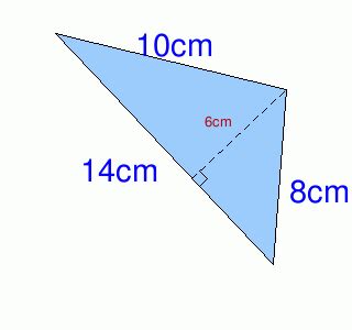 Math Practice Problems - Triangle Area