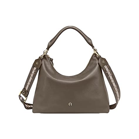 Zita Beuteltasche M Coal Brown Taschen Damen Aigner