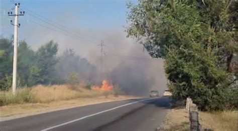 Incendiu Puternic N Aproperea Comunei Bubuieci Pompierii Au