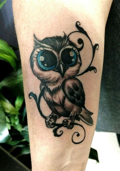 Best Baby Owl Tattoo Designs Ideas With Meanings Cute Owl