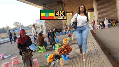 Beautiful Girls On Street Of Addis Ababa Ethiopia S E Addis