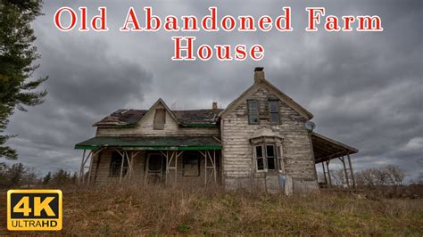 Exploring An Old Abandoned Farm House 4K Abandoned Video And Drone