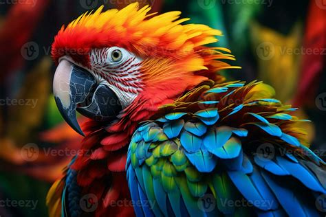 Macaw birds with vibrant colors in nature Generative AI 32492689 Stock ...