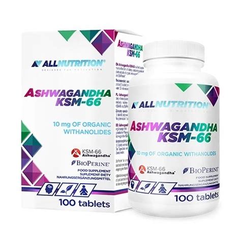 Allnutrition Ashwagandha KSM 66 100 Tablets Eco Supplements