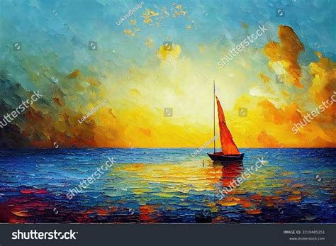 Abstract Sail Boat Canvas Images Stock Photos Vectors