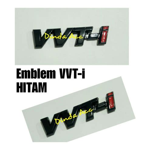 Jual Emblem Logo Vvt I Kecil Hitam Shopee Indonesia