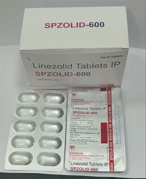 Linezolid 600 Mg Tabs At Rs 410 58 Strip Pharmaceutical Tablets In