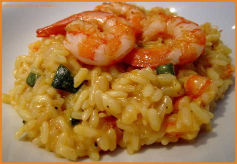 Recette De Risotto Crevettes Et Courgettes