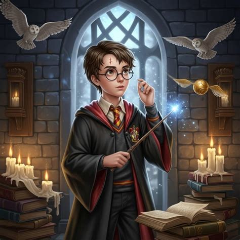 harry potter magic unleashed   mystical wizarding world ai art