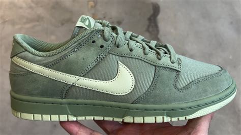 Nike Dunk Low Premium Oil Green Shoes Youtube