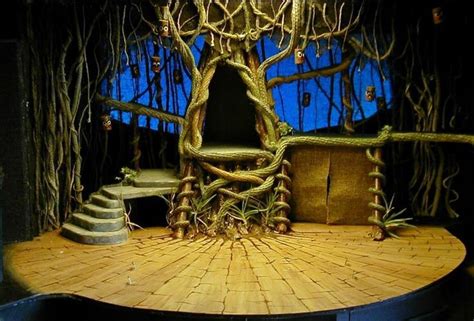 Childrens Theatre Forest Scenic Design Set Design Theatre Stage Set