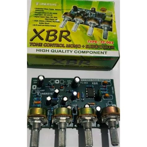 Jual Xbr Tone Control Kontrol Mono Plus Subwoofer Shopee Indonesia