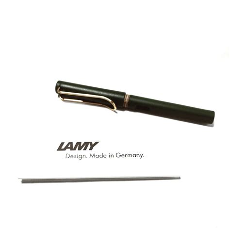 LAMY Safari Field Green Gold Clip Fountain Grelly USA