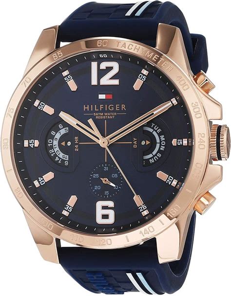 Tommy Hilfiger Homme Multi Cadrans Quartz Montre Avec Bracelet En