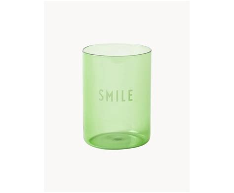 Bicchiere Di Design Con Scritta Favorite SMILE Westwing