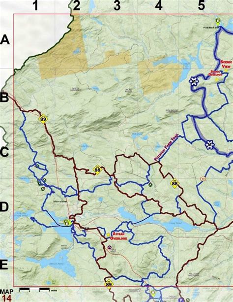 Maine Snowmobile Trail Map Atlas Untamed Mainer