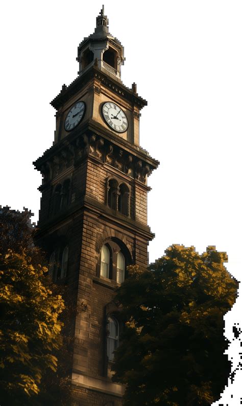 The Willey Clocktower in Question Mark, Ohio