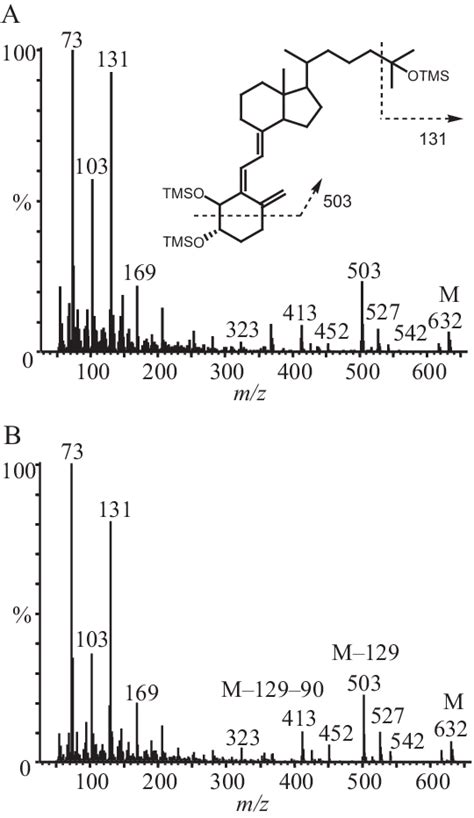 Electron Impact Mass Spectra Of The Trimethylsilyl Ether TMSO