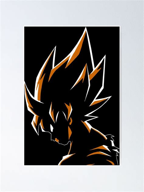 Genzo Dbz Goku Super Saiyan Poster For Sale By Sharilgenzo Redbubble