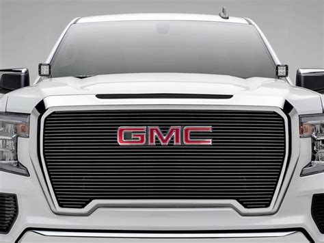 2019 2022 GMC Sierra 1500 Billet Grille Black Aluminum 1 Pc Insert