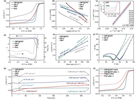 Orr Performance Of Cmtcnt Zif C Cmt And Ptc A Lsv Curves And B