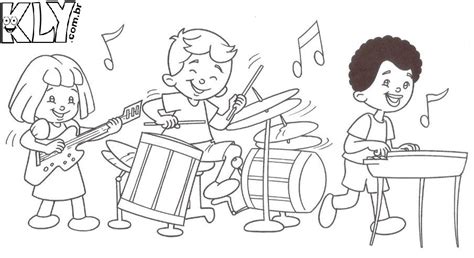 Desenhos De Banda De Musica Infantil Para Colorir Desenhos Para Colorir