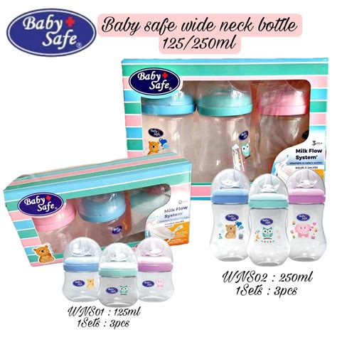 Jual Baby Safe Wns Ml Wns Ml Wide Neck Bottle Botol Susu