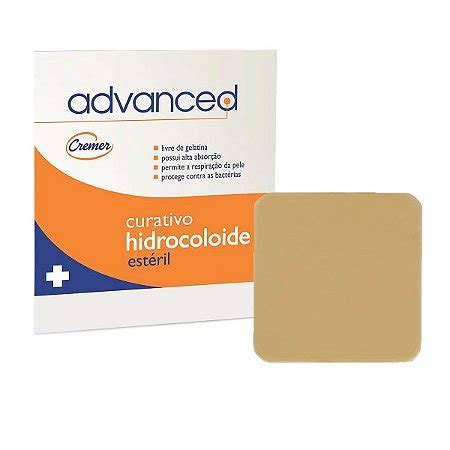 Curativo Hidrocoloide Advanced Regular 01 Und 20cm X 20cm