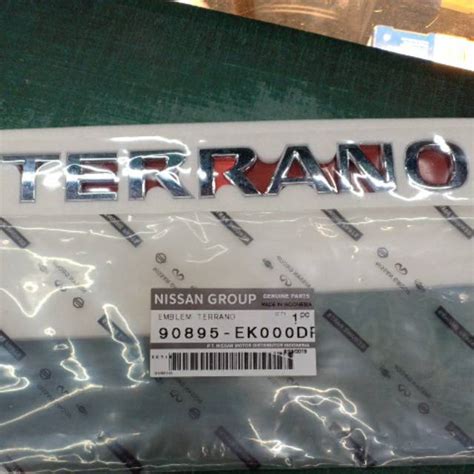 Jual Emblem Bagasi Tulisan Nissan Terrano Shopee Indonesia