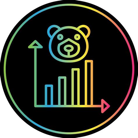 Bear Market Vector Icon Design Vector Art At Vecteezy