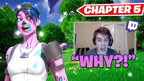 Killing Fortnite Twitch Streamer With Reaction Chapter 5 Youtube