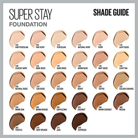 Maybelline Super Stay Full Coverage Liquid Foundation Makeup Etsy