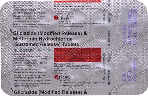 Glicotar Strip Of Tablets Uses Side Effects Price Dosage