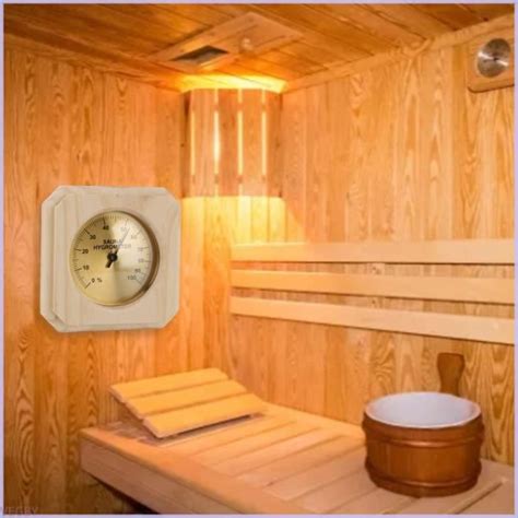 VGEBY Hygromètre pour Sauna Mesureur d humidité pour Sauna