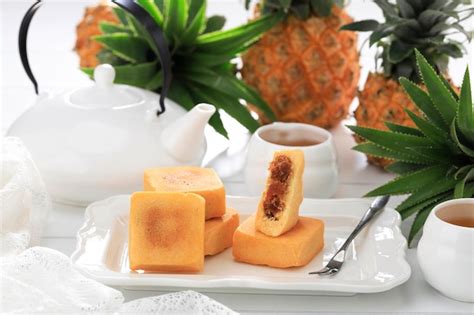 Taiwán galletas de tartas de piña china tradicional nastar taiwán o