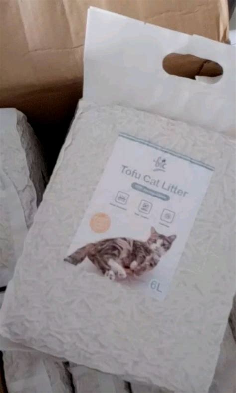 Tofu Cat Litter Eco Friendly Biodegradable Fast Clump Flushable L