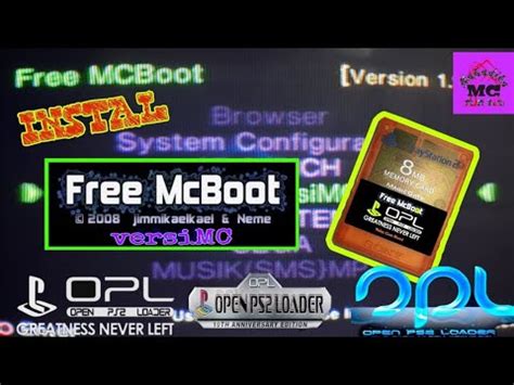 Install Free Mcboot Ps2 Ke Memory Card VersiMC Part 2 YouTube