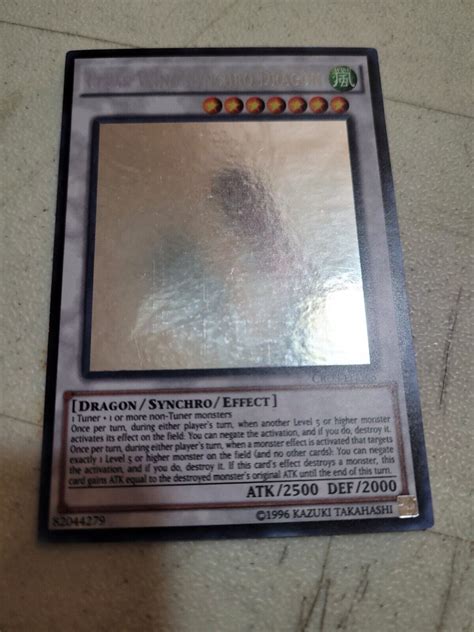 Yugioh Ghost Rare Clear Wing Synchro Dragon Unl Nm Cros En046 EBay