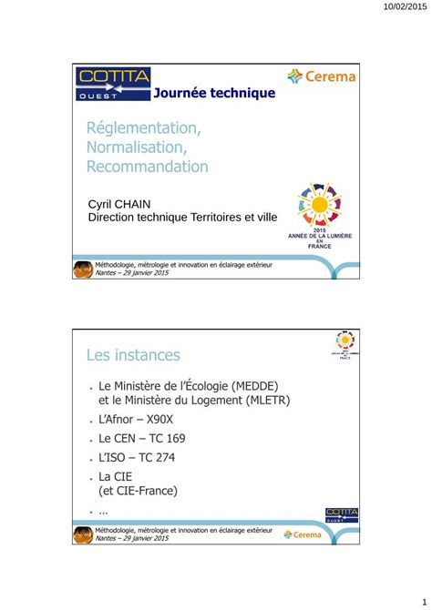 PDF Réglementation Normalisation Recommandation DOKUMEN TIPS