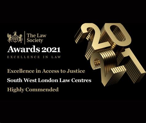 Were Highly Commended In The Law Society Excellence Awards 2021