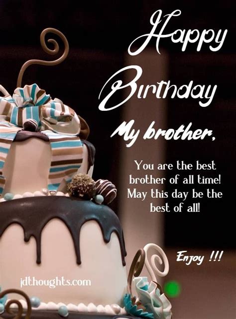 Cute Happy Birthday Wishes For Brother Messages And Quotes With