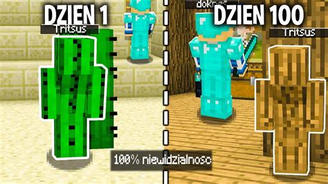 PRZEŻYŁEM 100 DNI POD DOMEM DOKNESA Minecraft Ferajna YouTube