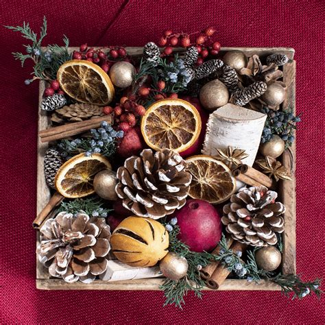 Holiday Memories Potpourri Christmas Centerpieces Diy Holiday