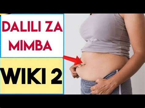 Fahamu Dalili Za Mimba Ya Wiki Mbili Dalili Muhimu Rank Youtube