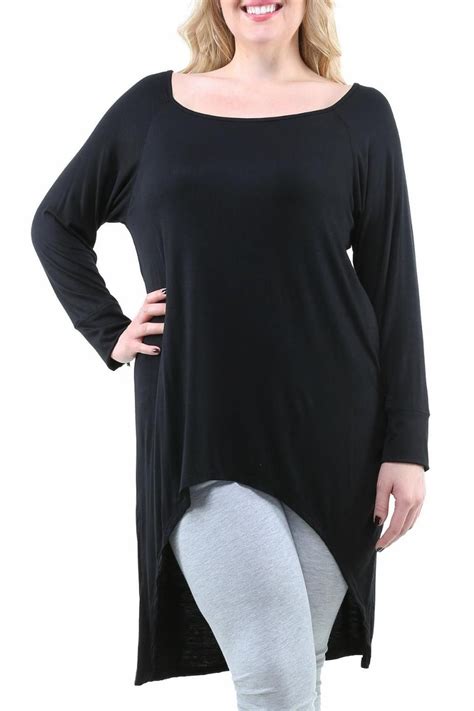 Plus Size Extra Long Tunic Long Tunic Tops Tunic Tops Long Sleeve